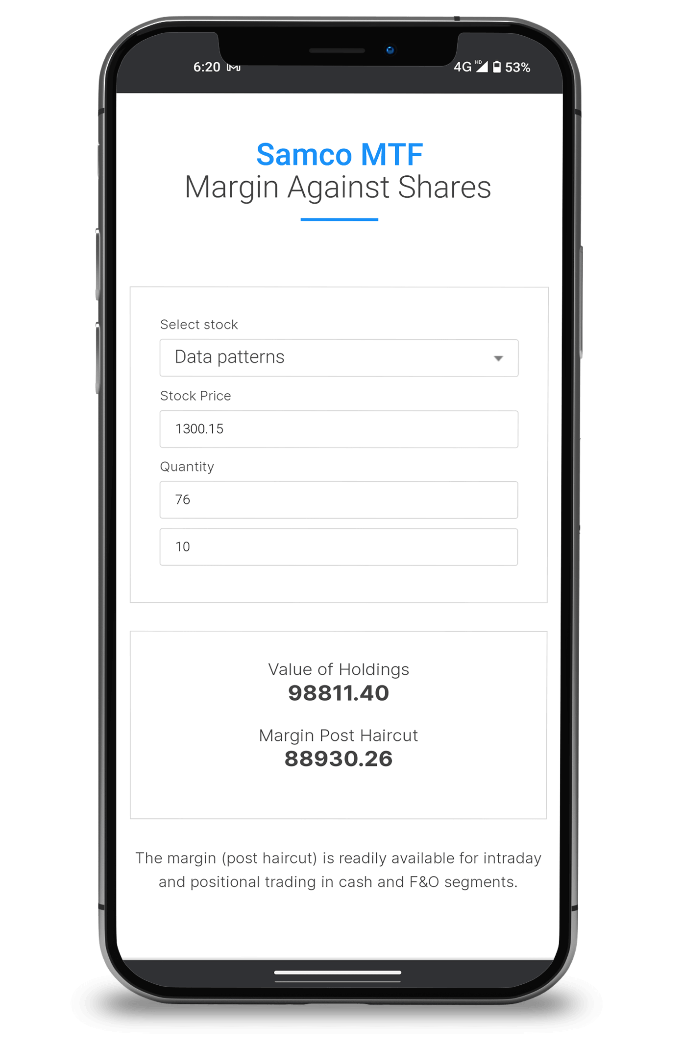 MTF: Zero balance trading