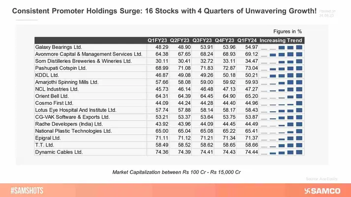Promoters' Picks: 16 Stocks with Unwavering Support!