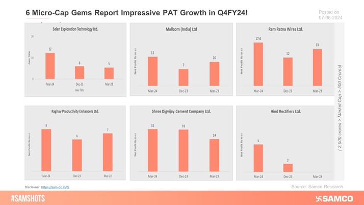 Here is the list of 6 micro-cap gems that report impressive PAT growth in Q4FY24.